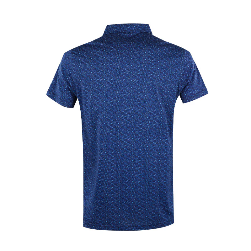 CUTTER & BUCK Mercerized Men's Polo (Multi Blue) - Image 2