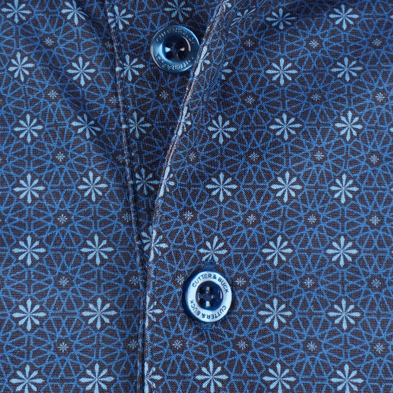 CUTTER & BUCK Mercerized Men's Polo (Navy) - Image 3