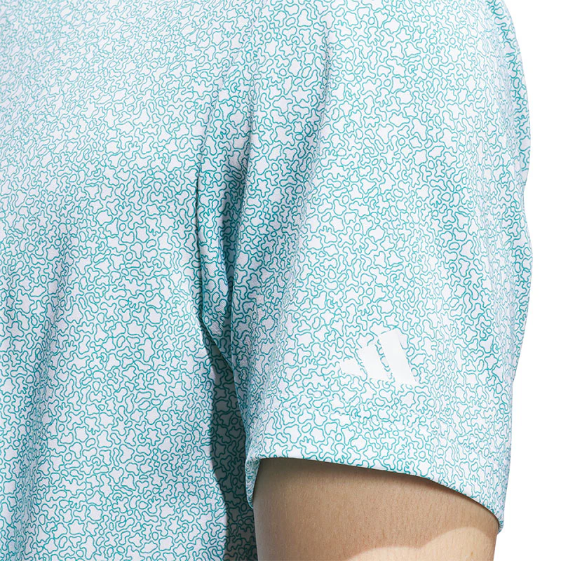 ADIDAS Ultimate365 Bunker Men's Polo (Teal) - Image 4