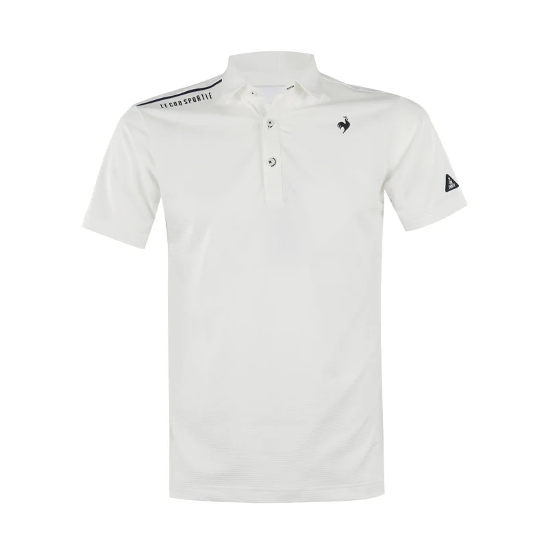 LE COQ SPORTIF GOLF Solid Men's Polo (White)