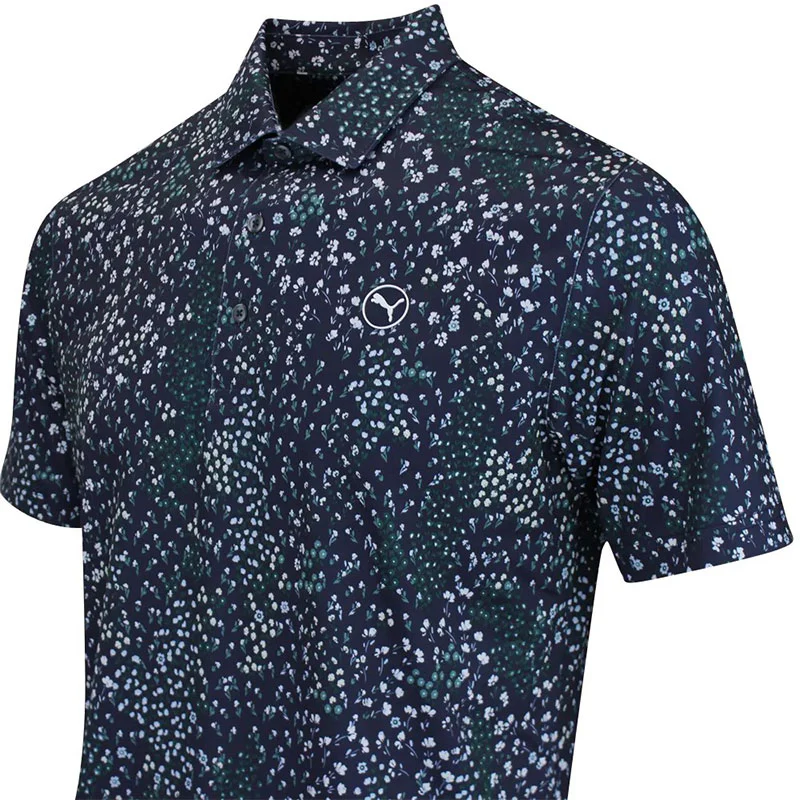 PUMA CLOUDSPUN Garden Boy's Polo (Deep Navy) - Image 4