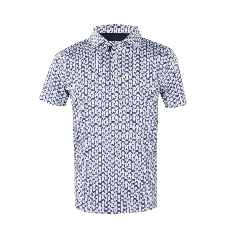 PUMA MATTR Lotus Boy's Polo (White/Navy)