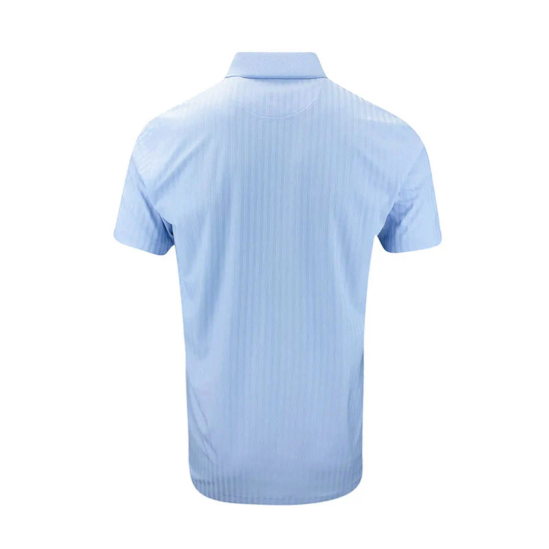 PUMA MATTR Stripe Jacquard Men's Polo (Haute Tropic) - Image 2