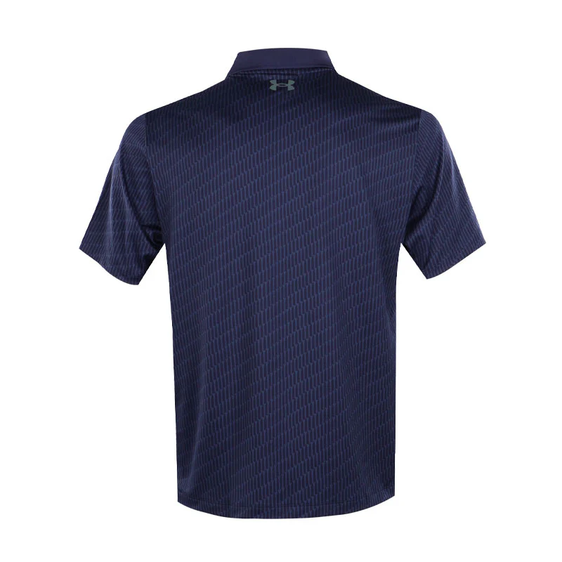 UNDER ARMOUR Matchplay Printed Men's Polo (Midnight Navy) - Image 2