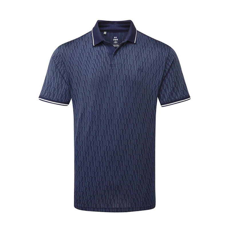 UNDER ARMOUR Drive Sport Jacquard Men's Polo (Midnight Navy)