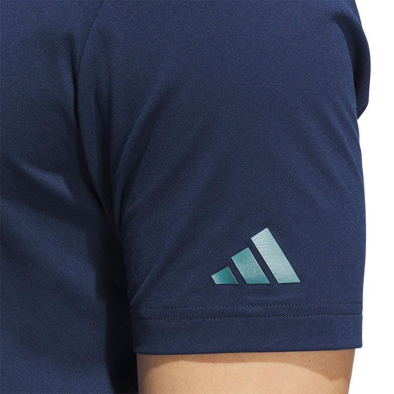 ADIDAS Beyond Twisknit Men's Polo (Navy) - Image 4