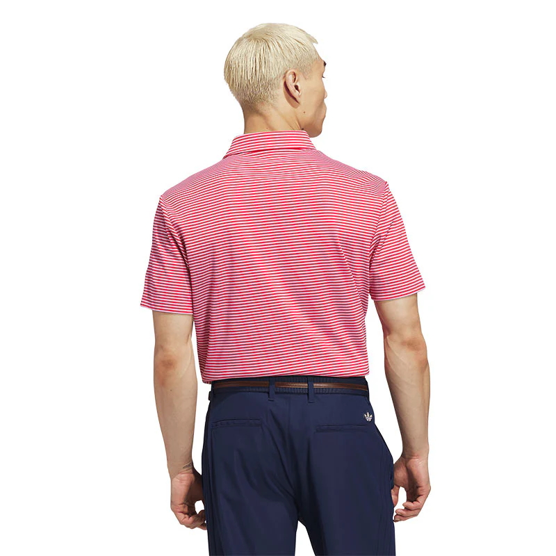ADIDAS Originals Stripe Men's Pique Polo (Lilac) - Image 2
