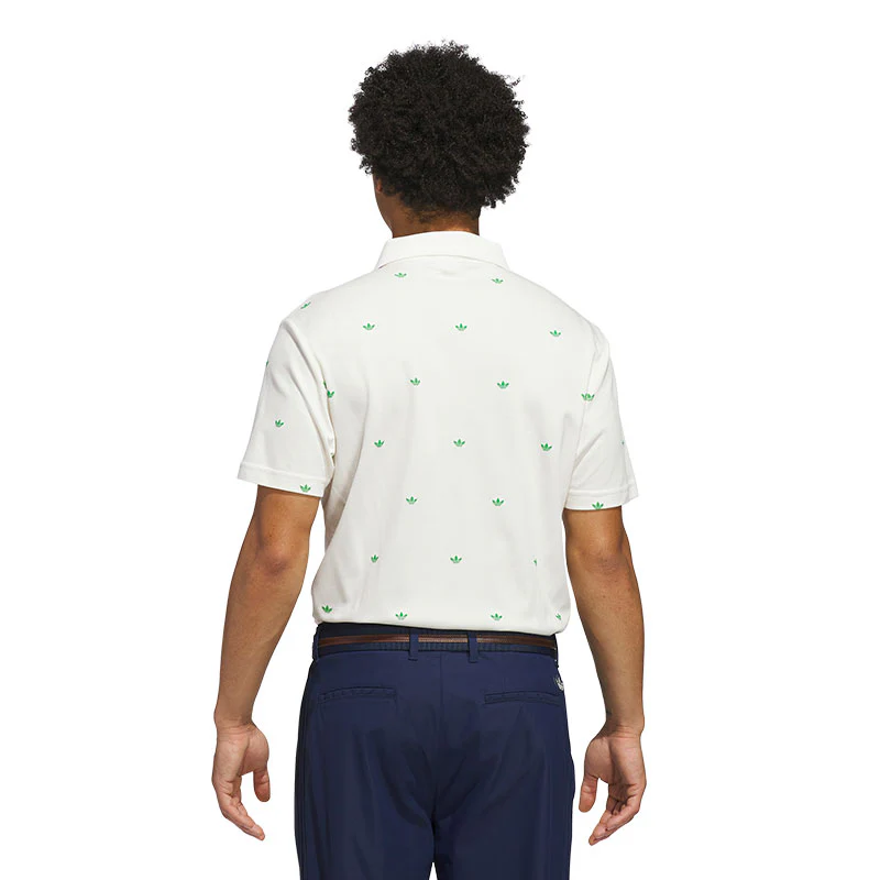 ADIDAS Originals Printed Trefoil Men's Polo (White) - Image 2