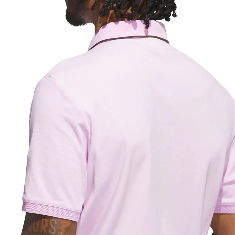 ADIDAS Originals Twistknit Trefoil Men's Polo (Lilac) - Image 4