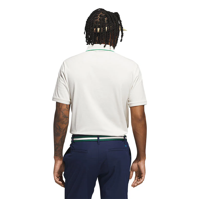 ADIDAS Originals Twistknit Trefoil Men's Polo (White) - Image 2