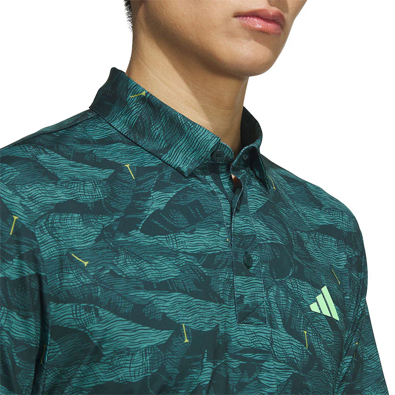 ADIDAS Graphic Aop Men's Polo (Aurora) - Image 3