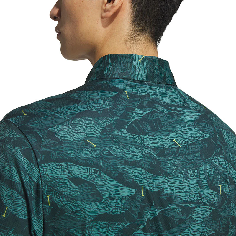 ADIDAS Graphic Aop Men's Polo (Aurora) - Image 4