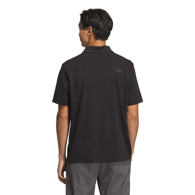 ADIDAS Twistknit Men's Polo (Black) - Image 2