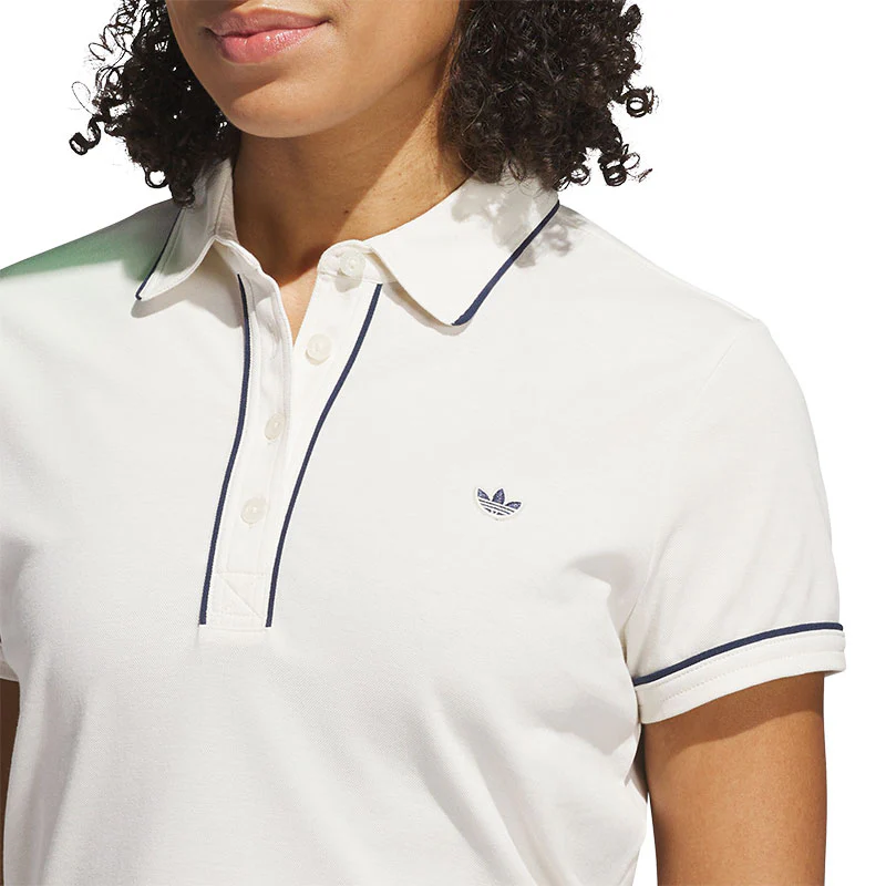 ADIDAS Originals Twistknit Trefoil Women's Polo (White) - Image 3