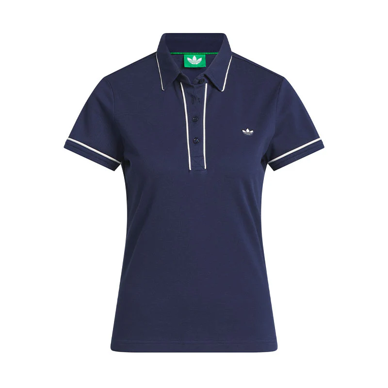 ADIDAS Originals Twistknit Trefoil Women's Polo (Indigo)