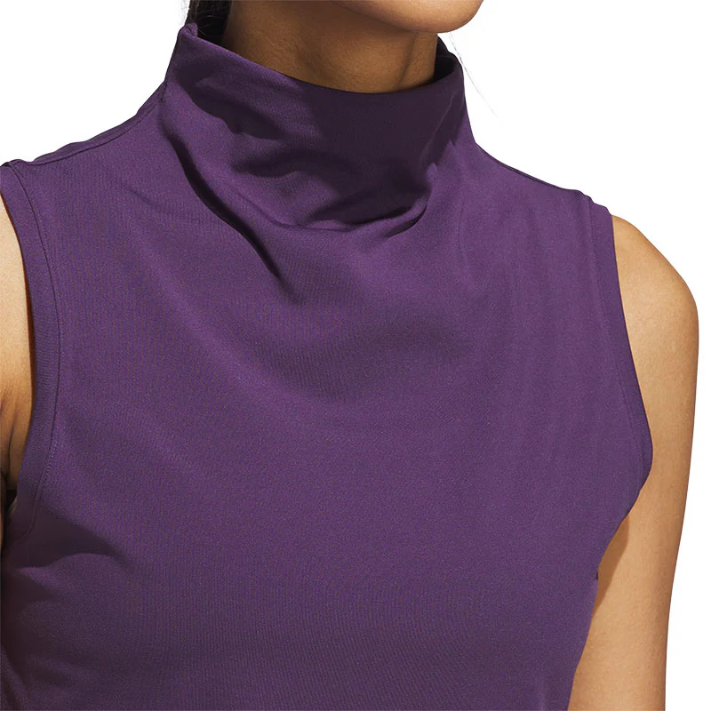 ADIDAS Ultimate365 Women's Sleeveless Mock Neck Top (Aurora) - Image 3