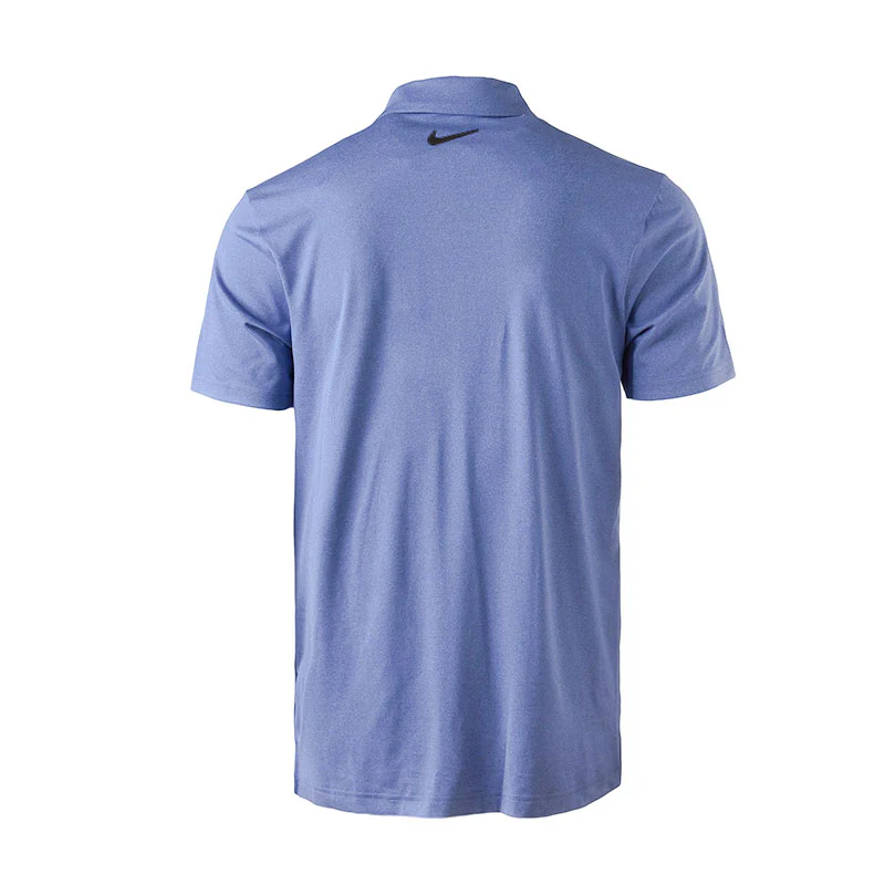 NIKE Tour Dri-FIT Heathered Men's Polo (Blue) - Image 2