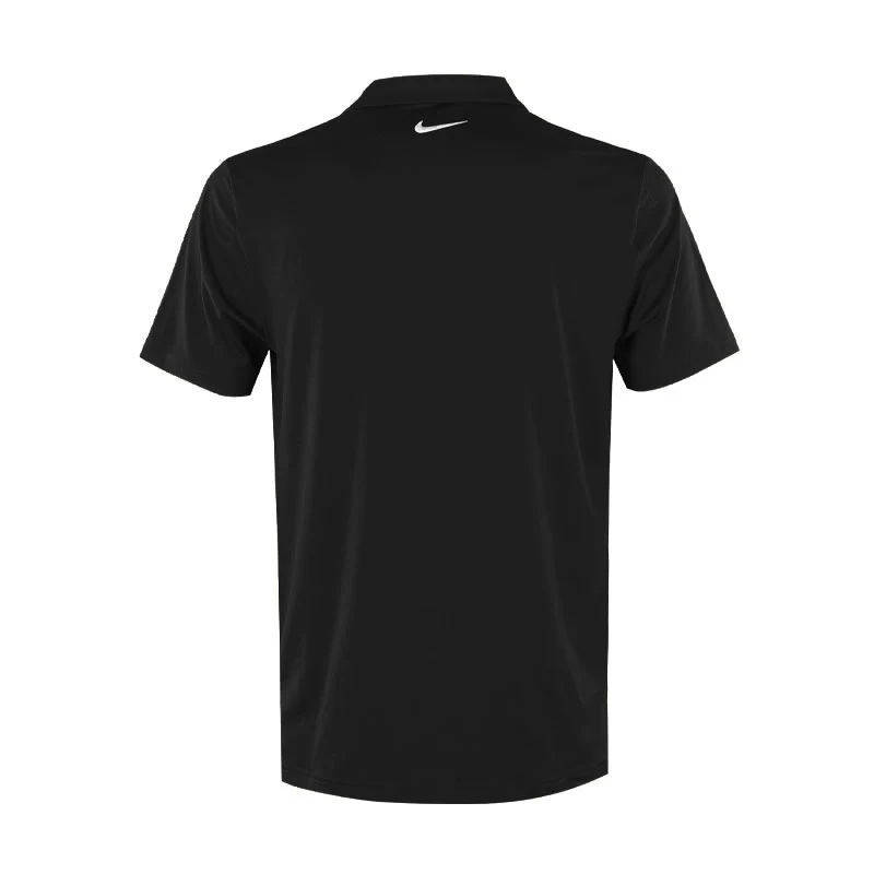 NIKE Dri-FIT Solid Men's Polo (Black) - Image 2
