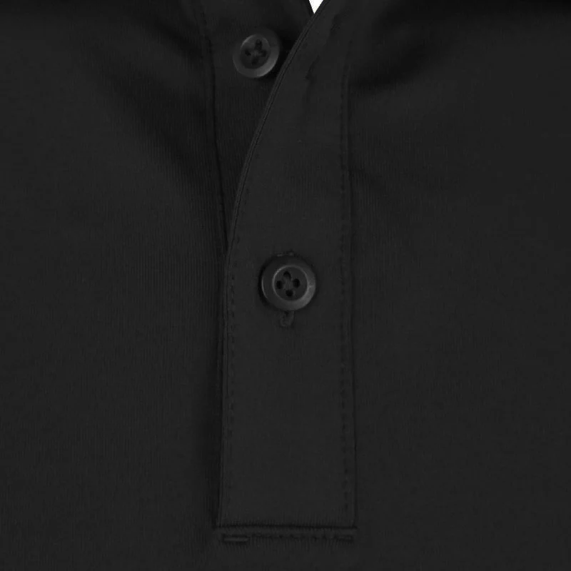 NIKE Dri-FIT Solid Men's Polo (Black) - Image 3