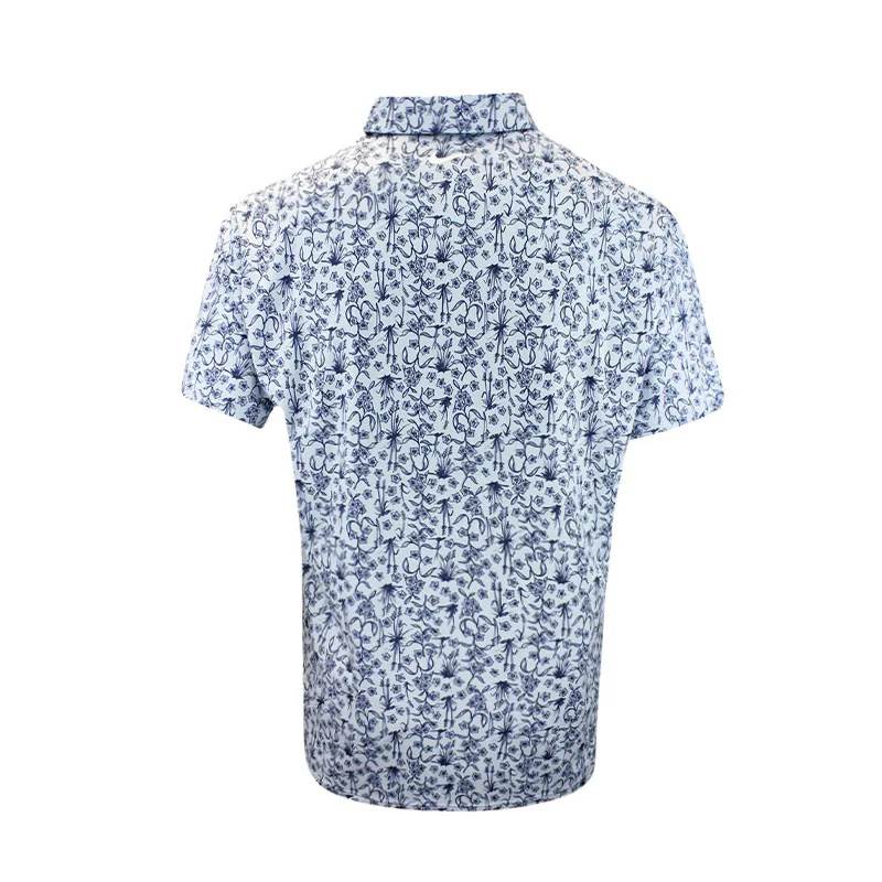 NIKE Tour Dri-FIT Men's Polo (Blue) - Image 2