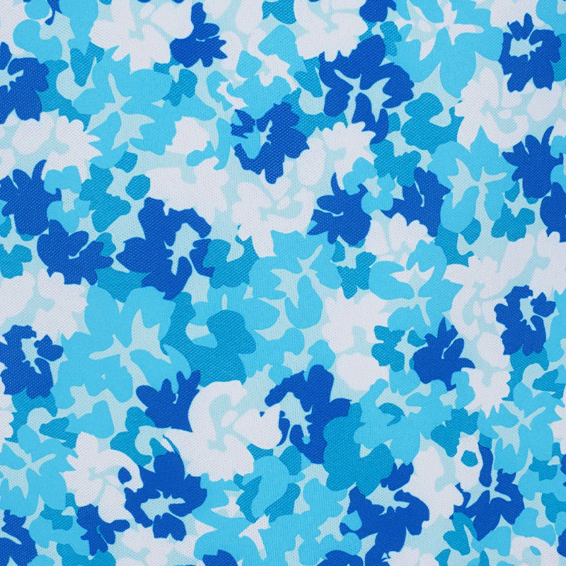 GFORE Camo Floral Tech Pique Men's Polo (Lisbon) - Image 4