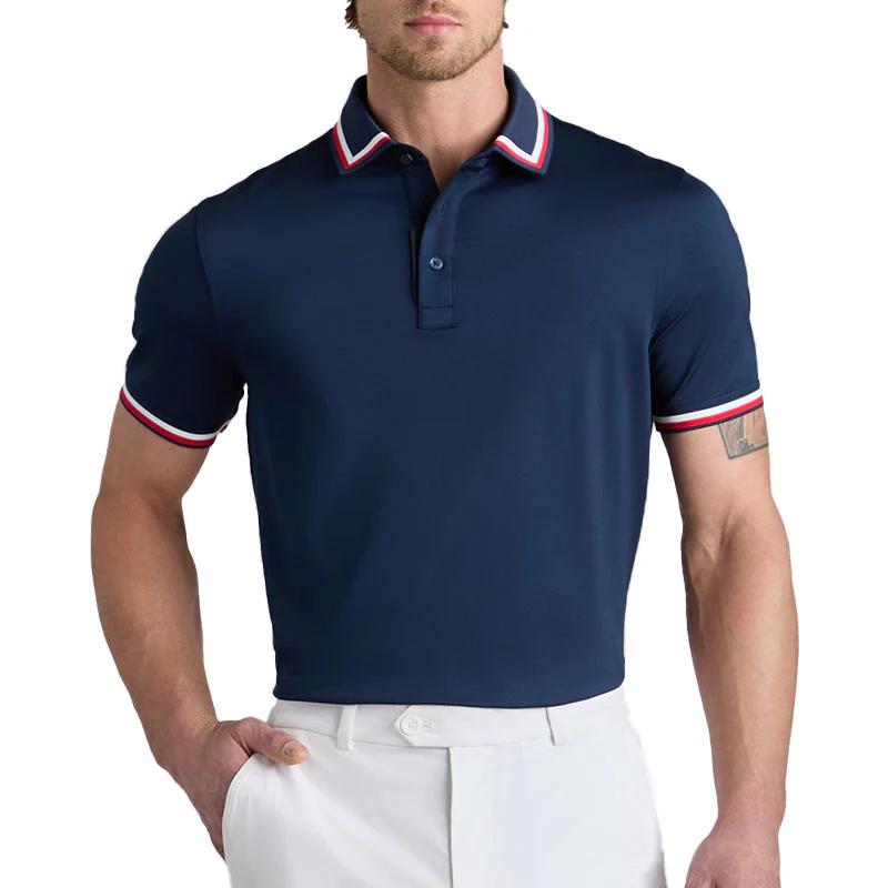 GFORE G/TAB Essential Men's Tech Jersey Polo (Twilight) - Image 3