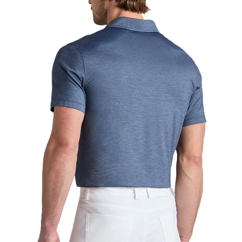 GFORE Melange Ice Nylon Men's Polo (Twilight Melange) - Image 2