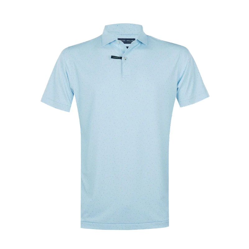 PETER MILLAR Corinth Performance Jersey Polo (Blue Forest)