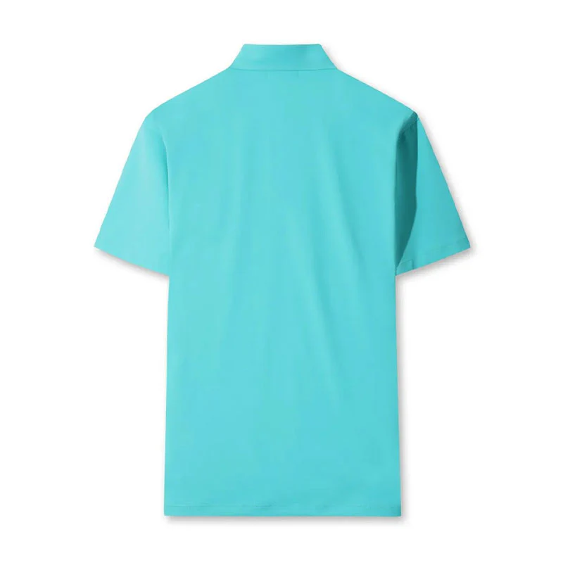 WAAC Essential Men's Polo (Blue Green) - Image 2