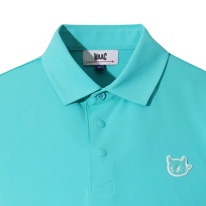 WAAC Essential Men's Polo (Blue Green) - Image 3