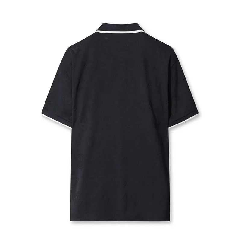WAAC Men's Jacquard Polo (Dark Navy) - Image 2