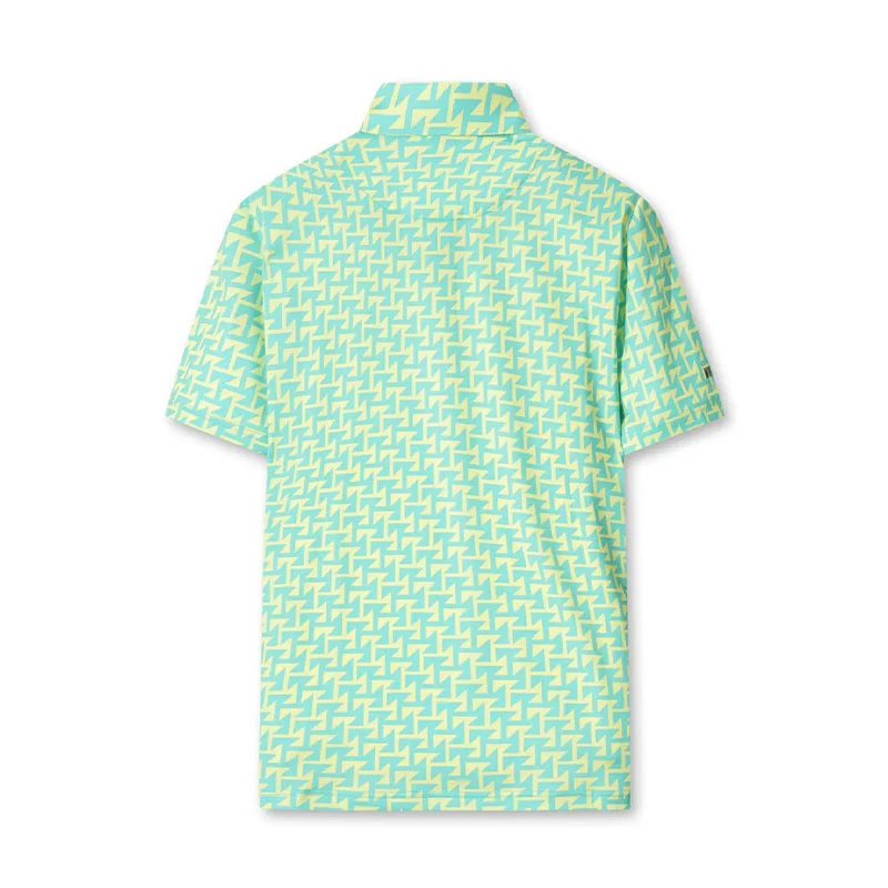 WAAC Arrow Trap Men's Polo (Yellow Green) - Image 2