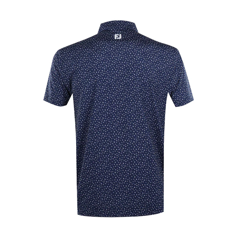 FOOTJOY Bird Print Men's Polo (Navy) - Image 2