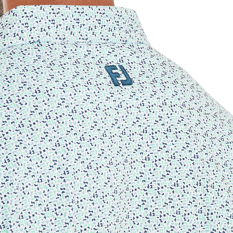 FOOTJOY Gamer Print Men's Pique Polo (Multi) - Image 4