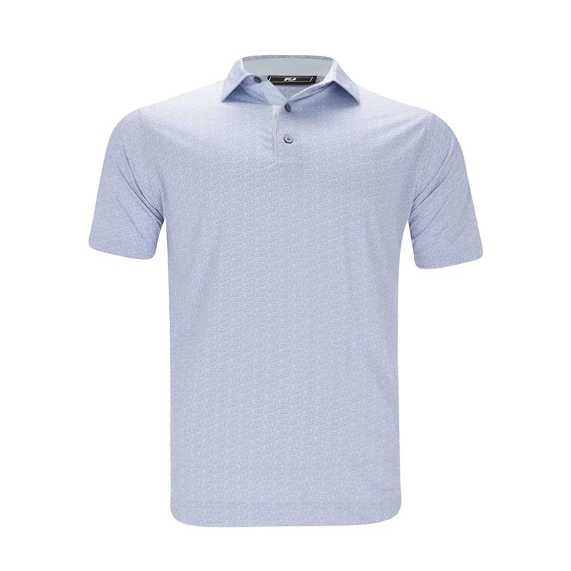 FOOTJOY Tee Time Lisle Men's Polo (Periwinkle)