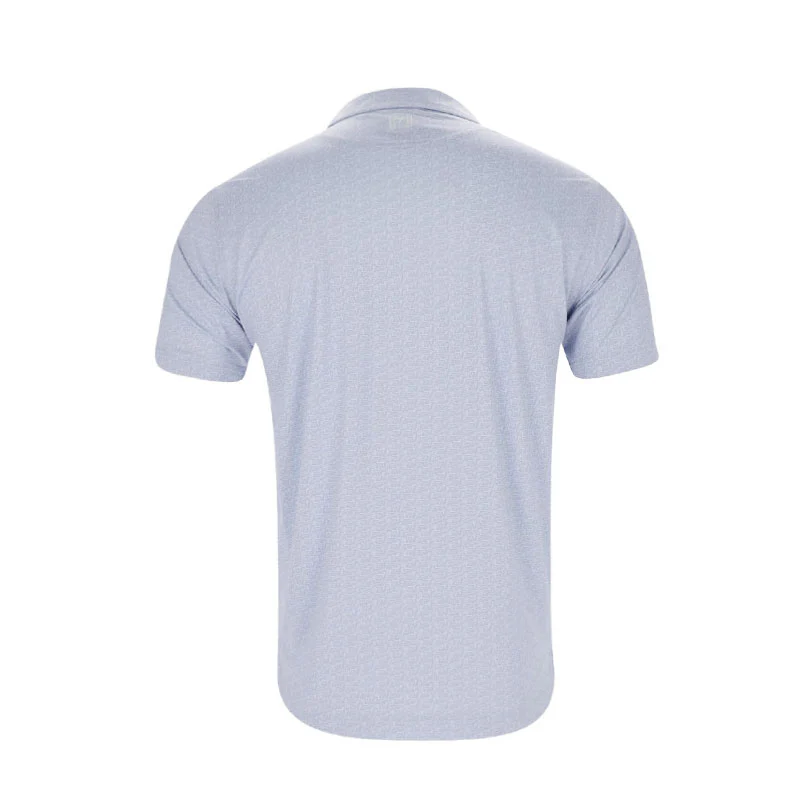 FOOTJOY Tee Time Lisle Men's Polo (Periwinkle) - Image 2
