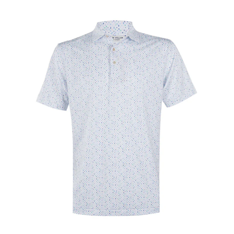 PETER MILLAR Cocktail Garnish Men's Performance Polo (White)