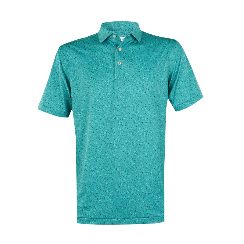 PETER MILLAR Day Of The Dead Men's Performance Jersey Polo (Meadow)