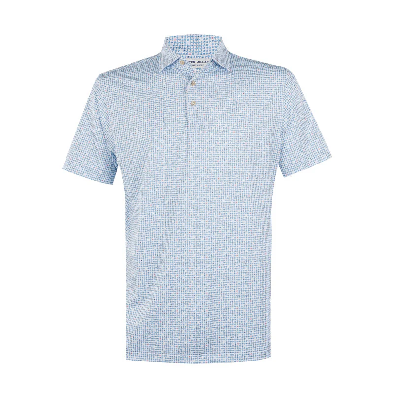 PETER MILLAR Ace of Spades Men's Performance Polo (White)