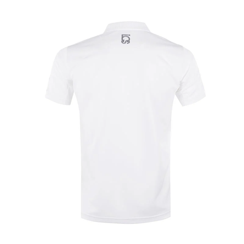 LE COQ SPORTIF GOLF Golf Patterned Men's Polo (White) - Image 2