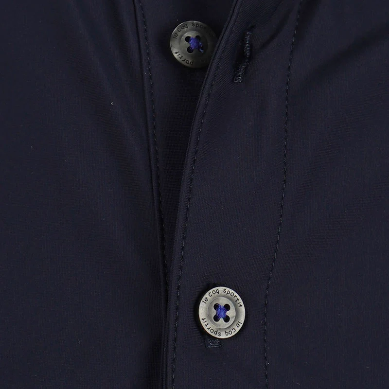LE COQ SPORTIF GOLF Nylon Stretch Men's Polo (Navy) - Image 3