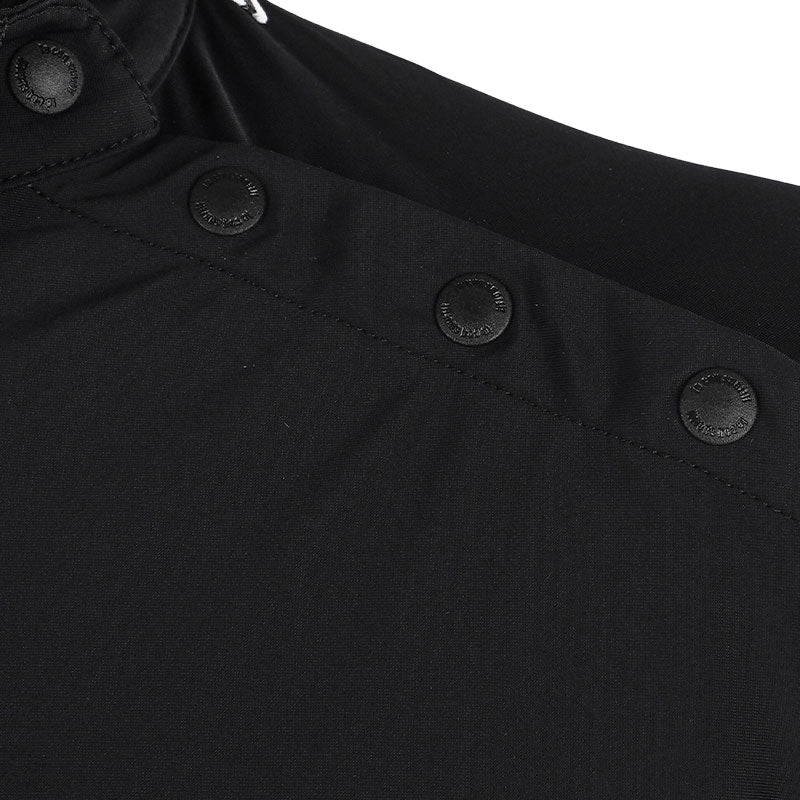 LE COQ SPORTIF GOLF Stretch Asymmetrical Women's Polo (Black) - Image 3