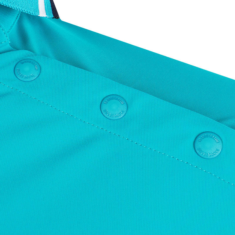 LE COQ SPORTIF GOLF Stretch Asymmetrical Women's Polo (Green) - Image 3