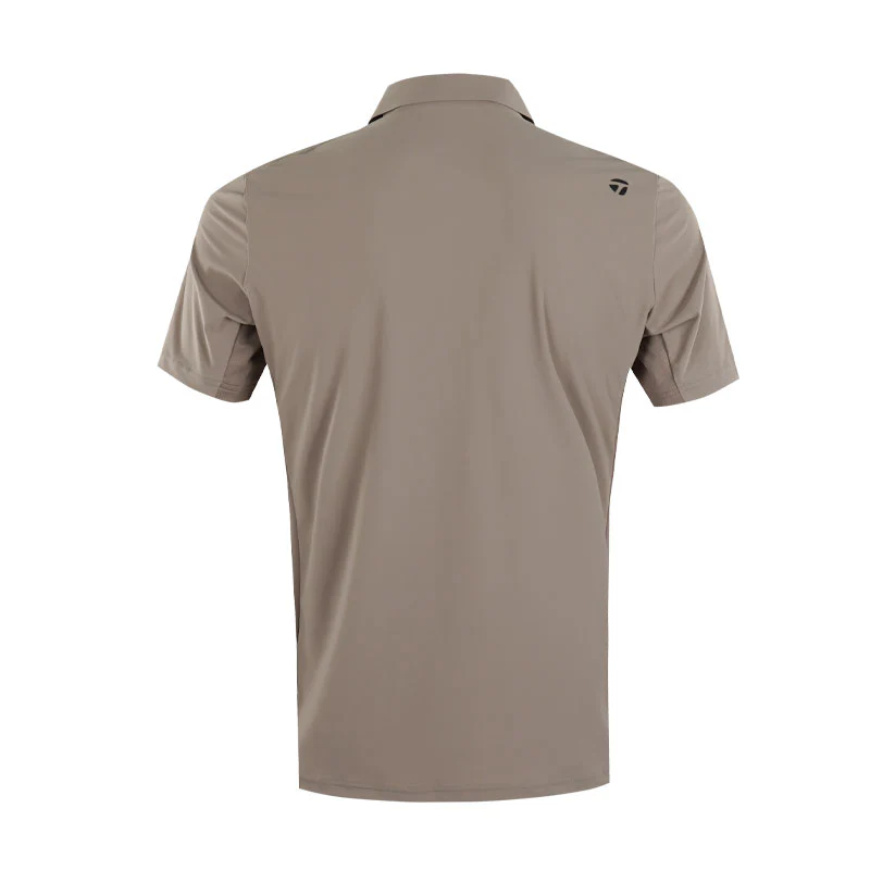 TAYLORMADE Edgy Block Men's Polo (Brown) - Image 2