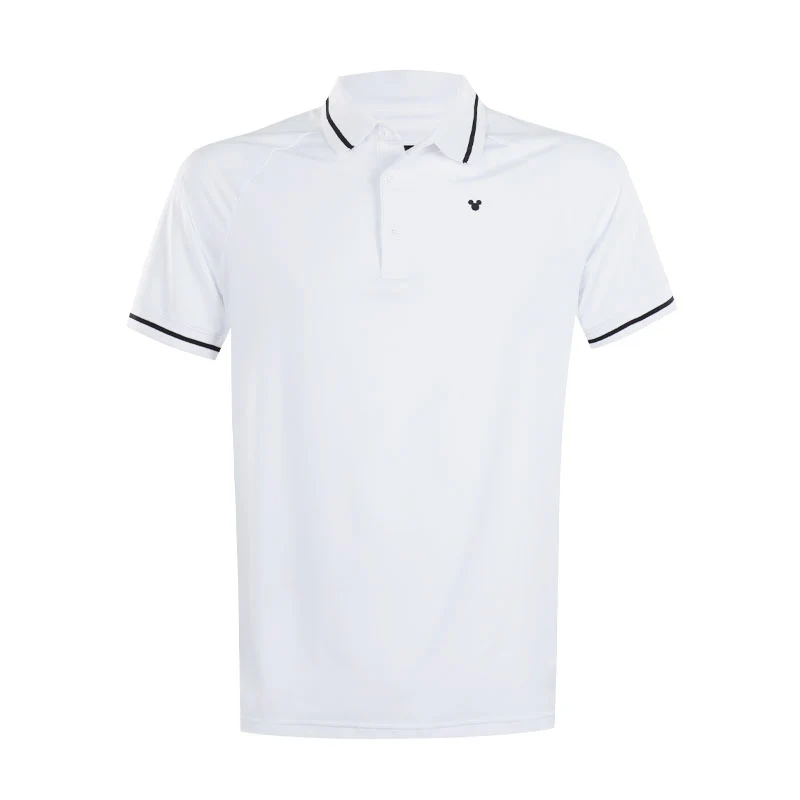 DISNEY Mickey Mouse Men's Mesh Polo (White)