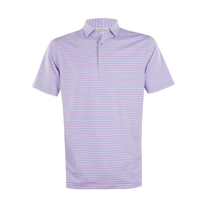 PETER MILLAR Dunnes Men's Performance Jersey Polo (Petal Purple)
