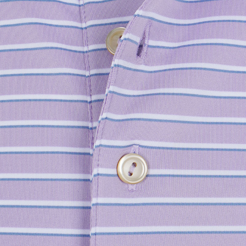 PETER MILLAR Dunnes Men's Performance Jersey Polo (Petal Purple) - Image 3