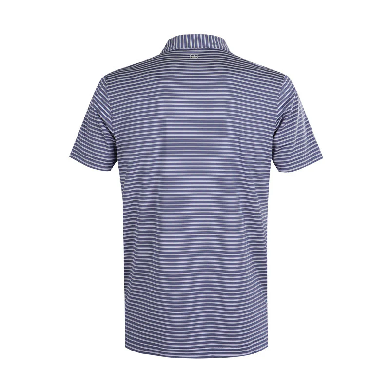 PETER MILLAR Bridge Men's Performance Jersey Polo (Nebula Blue) - Image 2
