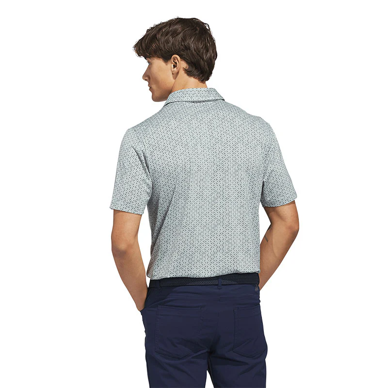 ADIDAS Ultimate365 Mesh Tango Print Climacool Men's Polo (Sage) - Image 2
