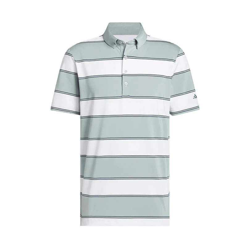 ADIDAS Ultimate365+ Jumbo Stripe Climacool Men's Polo (White/Green)
